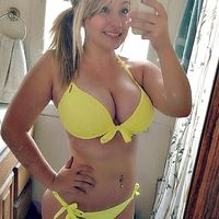 blonde teen in bikini